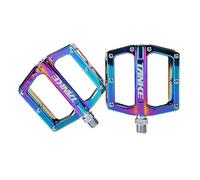Pédales de vélo de montagne solides pour vélo de route, BMX, roulement coloré, pied antidérapant, roulement en alliage d'aluminium, descente antidérapante