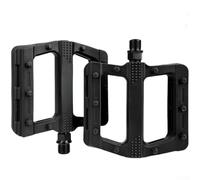 Pédales de vélo de route avec filetage en nylon de 14 mm et disposition de goujons antidérapants pour un contact contrôlé de la pédale (noir)