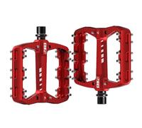 Pédales de vélo de route, pédales - Roulements DU - Pédale large en d'aluminium - Roulements DU légers pour vélos