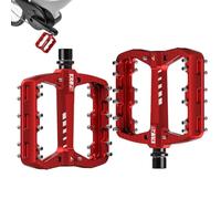 Pédales de vélo de Route - Pédales VTT Plates - Pédale à Plate-Forme Large en d'aluminium, roulements du légers pour vélos VTT