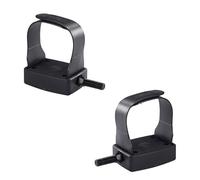 Pédales de vélo d'exercice 9/16" 1/2" Universelles Pédales de vélo avec sangle Universelles Pédales couchées stationnaires Vélos couchés Partie