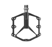 Pédales de vélo en Alliage d'aluminium, antidérapantes, Larges et Plates, for VTT Route(Black)