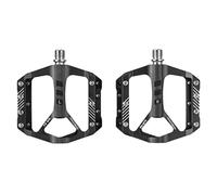 Pédales de vélo, Mountain 9/16 '' 3 pédales plates de vélo à roulement scellé en alliage d'aluminium léger cyclisme plate-forme large for BMX/VTT - Universel 285g