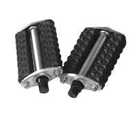 Pédales de vélo, Paire de pédales de vélo 28 Pouces, Caoutchouc Noir, Filetage 9/16 Pouces, 7 x 13,5 cm