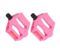 Pédales de Vélo pour Garçon Fille, Paire de Rechange, Plastique Fer | Surface Antidérapante, Rainures de Sécurité, Axe Central Plat, pour Jeunes Cyclistes, Sorties Quotidiennes