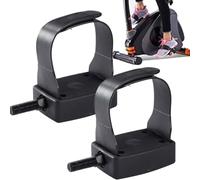 Pédales de vélo stationnaire - Pédales de pied de vélo d'exercice d'intérieur avec sangles, 2 pièces réglables accessoires d'exercice de fitness pour cavaliers, cyclistes, motards, femmes, hommes