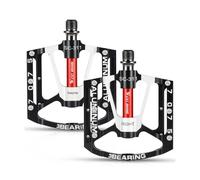 Pédales de vélo WEST BIKING à 3 roulements, légères en alliage d'aluminium, antidérapantes, plateforme universelle 9/16 ", pédales de cyclisme pour vélo MBT 3 Bearings Blue 083