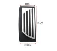 Pédales de voiture AT Sport Compatible Pour Alfa Romeo Giulia Stelvio 2016-2023 LHD, en acier inoxydable, pour accélérateur et frein(1PC for Giulia)