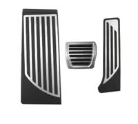 Pédales de voiture AT Sport Compatible Pour Alfa Romeo Giulia Stelvio 2016-2023 LHD, en acier inoxydable, pour accélérateur et frein(3pcs For Stelvio SUV)