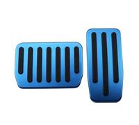 Pédales de voiture Compatible Pour Tesla Model 3 2017 2018 2019 2020 2021 AT, accessoires de couverture de pédale de frein et d'accélérateur(AT blue)