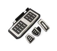 Pédales de voiture - Couvercle d'embrayage de frein et d'embrayage - Convient pour Passat B8, Tiguan 2017 2018, Seat, Leon 5F MK3 - Accessoires pédales de repose-pieds (taille : AT 3 pièces)