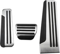 Pédales de voiture Ensemble de pédales de voiture pour Infiniti G25, couvre-pédale de frein à pour gaz automatique, repose-pédales de voiture