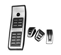 Pédales de Voiture pour A4L A4 B9 A5 2016 2017 2018 2019 - Style Automobile - Pédale sans perçage en Acier Inoxydable - Pédale d'accélérateur et de Frein modifiée - Plaquettes de pédale