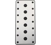 Pédales de voiture universelles Pédales de voiture pour Toyota C-HR 2019-2016 AT Pad Fuel Gas Brake Repose-pieds en acier inoxydable