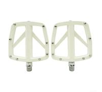 Pédales de VTT à roulement scellé conçues pour améliorer l'efficacité de votre parcours à vélo sur n'importe quel terrain (blanc)
