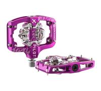 Pédales De VTT Chromag Pilot SPD À Double Face Clipless Violet