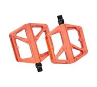 Pédales de VTT légères et antidérapantes : plate-forme plate en nylon avec roulements d'étanchéité pour le vélo de route. Pédales de vélo larges et plates Poids léger Pratique