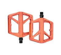 Pédales de VTT légères et antidérapantes : plateforme plate en nylon avec roulements d'étanchéité pour vélo de route, pédales larges et plates, poids léger et pratique