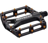 Reverse Components Black One Pedals Argenté Black / Gold