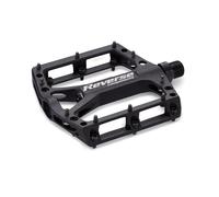 Pédales De VTT Montagne Plateforme Noires CrMo Noires/Noires