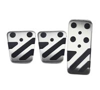 pédales d'embrayage Pour Mitsubishi Pour Lancer EX Pour Galant Pour Fortis Pour Inspira Pédale D'accélérateur Et Frein Pad AT MT Couverture Pédales Voiture Couvre Pedale(3 PIECES)