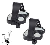 Pédales d'entraînement pour vélo - paire de pédale non slip, engrenage de rotation 9/16 ergonomique | Support de pédale à mouvement régulier pour l'entraînement de fitness interne, pédale