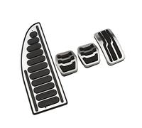 Pédales en acier inoxydable pour pédales de voiture de rechange pour Focus 2 3 4 MK2 MK3 MK4 Kuga Escape RS ST 2005-2019 Frein à gaz d'embrayage (taille : AT avec repos) (MT avec repos)