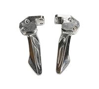 Pédales en alliage d'aluminium Repose-pieds de moto pédale télescopiques automatiques en alliage d'aluminium pédales(Type three)