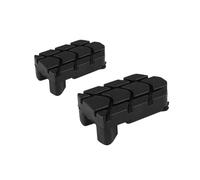 Pédales en alliage d'aluminium Repose-pieds d'échafaudage moto pour BMW R1250GS GS R1200 ADV 2013 - 2023 S1000XR 15-19 F750GS F850GS pédales(Rubber Cover Only)