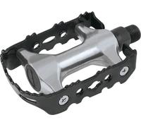 Pédales Force 910 corps en aluminium avec cage en acier roulements à billes noir-argent 67038