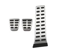 Pédales Frein Couvercle D'accélérateur Et Frein pour Pédales Voiture Pièces Intérieures en Acier Inoxydable Compatible avec Hyundai pour Sonata 6 YF I45 2011-2015(3 PCS)