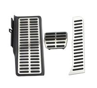 Pédales Frein Pour Jetta MK6 MKVI 6 Automatique Manuel LHD 2011-2017 Pédales Voiture Acier Couvercle Pédale Adapté(AT with Rest)
