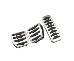 Pédales frein Pour Land Pour Rover Pour Freelander 2 LR2 2008-2014 Accessoires Voiture Carburant Gaz Accélérateur Pédales De Frein Couvercle De Plaque Freins Pédale Couvr(MT 3 pcs)