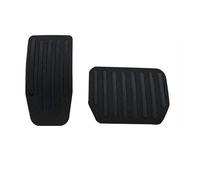 Pédales Frein Pour Tesla Pour Modèle Pour 3 Pour Y Repose-pied Pédale Rouge Noir Argent Pédales Couvre Accélérateur Carburant Frein Tapis(Black)