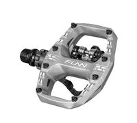Funn Clast Pédales Automatiques VTT, Simple Face, Compatible SPD (Argent)