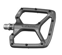 FUNN Pédales plates Python en aluminium 100 x 110 x 10,5 mm Axe CrMo 9/16 pouces Gris