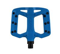 Funn Taipan S Pédales De Vélo en Thermoplastique Renforcé De Fibres De Verre avec Axes en CrMo De 9/16 Pouces pour VTT/BMX/Urbain/Gravel, Adaptées Aux Jeunes, Enfants Et Adolescents (Bleu)