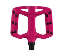 Funn Taipan S Pédales De Vélo en Thermoplastique Renforcé De Fibres De Verre avec Axes en CrMo De 9/16 Pouces pour VTT/BMX/Urbain/Gravel, Adaptées Aux Jeunes, Enfants Et Adolescents (Rose)