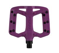 Funn Taipan S Pédales De Vélo en Thermoplastique Renforcé De Fibres De Verre avec Axes en CrMo De 9/16 Pouces pour VTT/BMX/Urbain/Gravel, Adaptées Aux Jeunes, Enfants Et Adolescents (Violet)