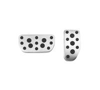 Pédales Gaz Frein Pédales Voiture AT MT Pour Toyota Pour Yaris 2017 Pour Vios FS 2014 Gaz Frein Acier Inoxydable Antidérapant Couvre-pédale Pièces(AT)