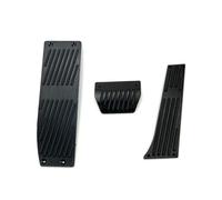 Pédales Gaz Freins Pédale De Frein Gaz Repose-pieds Alliage Noir Style Voiture Pour BMW E93 Pour X1 1 2 3 4-series E39 E46 E87 E84 E90 E91 E92 Repose-pieds(AT Black)