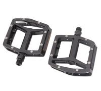 Pédales KHE Flat Pin BMX MTB 9/16" alu CrMo profil bas 18 mm 392 g