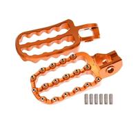 Pédales larges pour moto Repose-pieds larges moto pour KT&M 125 200 250 300-500 EXCEXCF XC XCF SX SXF 17-2022 pédales de moto(Orange)