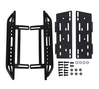 Pédales latérales YIZISECCE Axial SCX10 II, construction métallique de haute qualité, portance améliorée, conception durable pour la mise à niveau de voiture sur chenilles RC