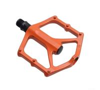 Pédales légères à double roulement pour VTT fabriquées en alliage d'aluminium haute résistance (orange)