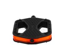 Paire de pedales plates look geo city vision noir