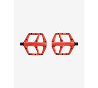 Paire de pedales plates look trail fusion rouge