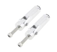 Pédales M8 Ose-pieds Repliables En Alliage D'aluminium Pour Moto Scooter Vélo Vélo Électrique VTT UTV(ARGENT)