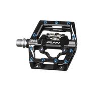 Pédales Mamba S Aluminium Noir/Bleu - SPD / Plat Double 83x98x13, 4mm 305901160