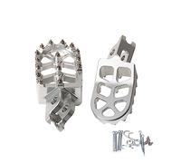 Pédales Moto pour CRF300L pour CRF 300 L pour CRF300 pour Rallye pour CRF 300L Repose-Pieds Moto Repose-Pieds Repose-Pieds Pédales Plaque Repose-Pieds Repose Pieds Moto (Couleur : Argent)